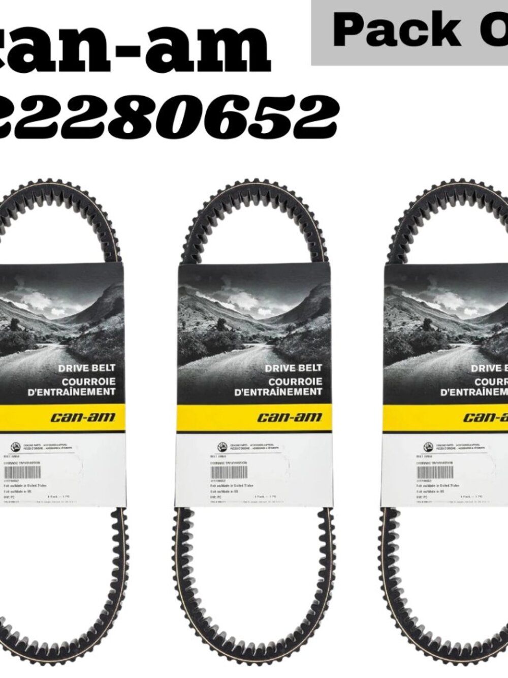 OEM Genuine CanAm BRP Maverick X3 Turbo RR 200HP High Performance Belt 422280652